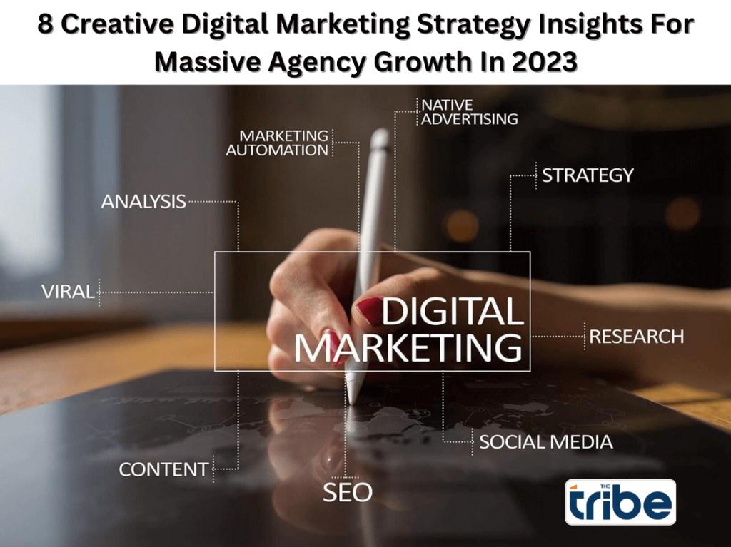 8 Creative Digital Marketing Strategy Insights For Massive Agency Growth In 2023
